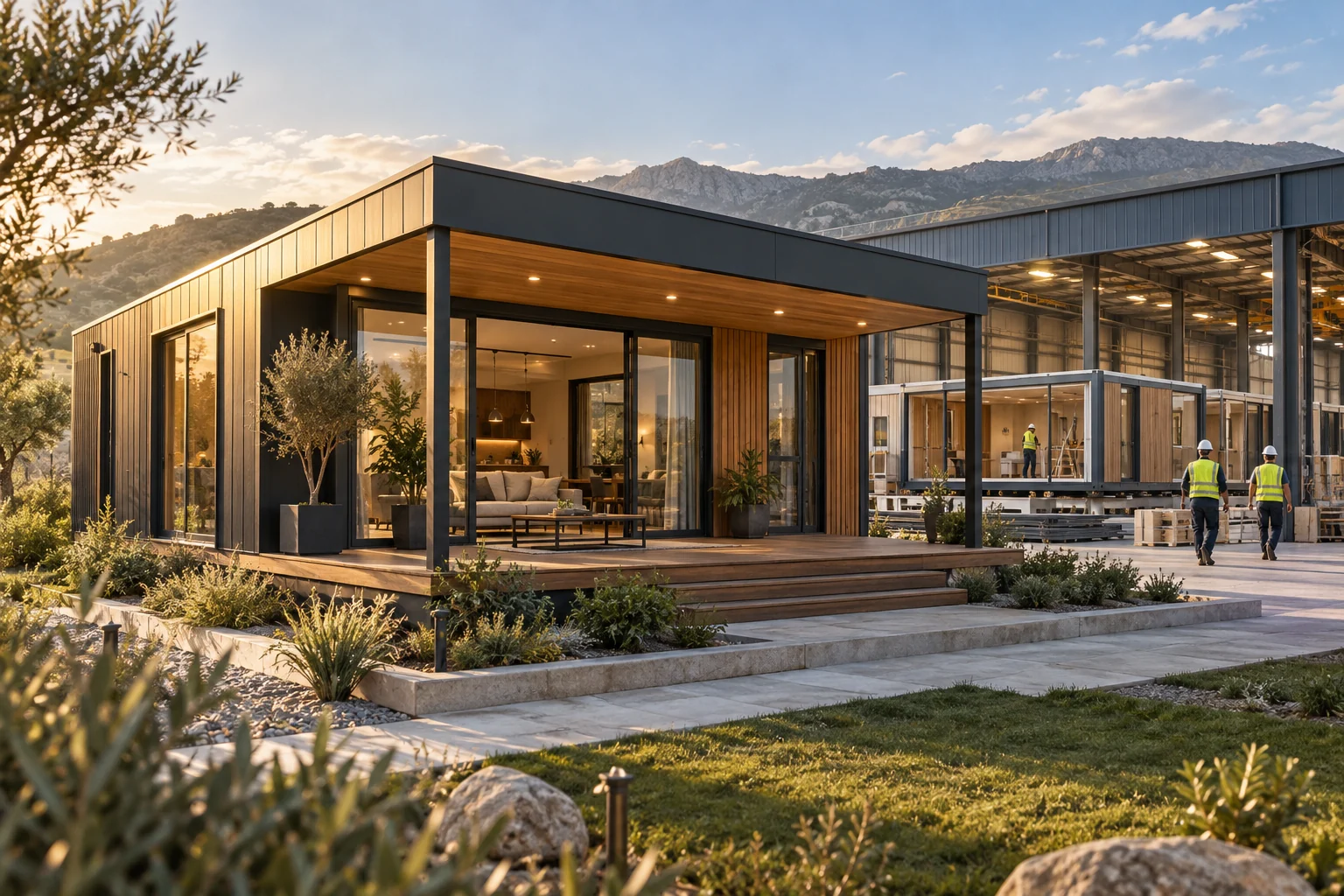 Prekonia prefabrik ev ve modüler yapı üretim tesisi